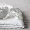 White linen fitted sheet